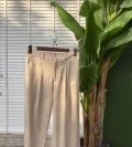 Tek Pile Rahat Kalıp Kemerli, Lastikli Arka Cepli Pantolon